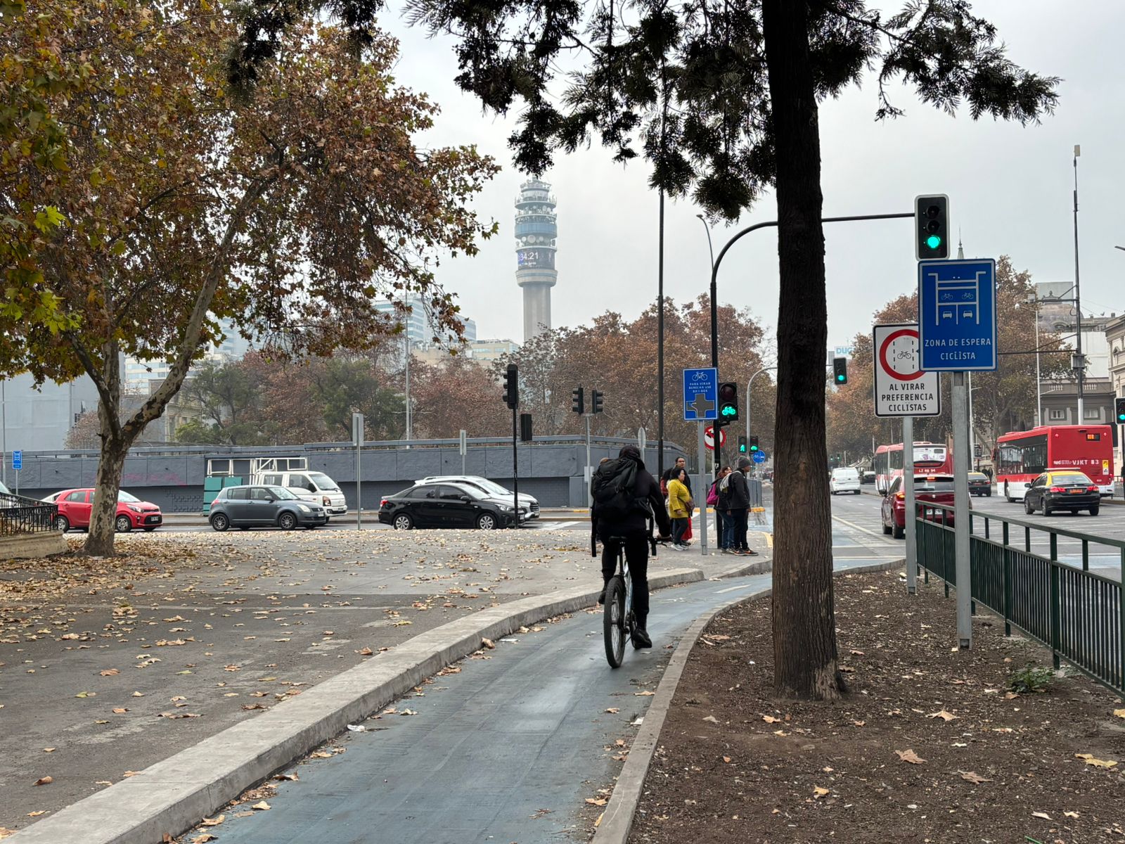La suspensión del tramo tres de la ciclovía Nueva Alameda