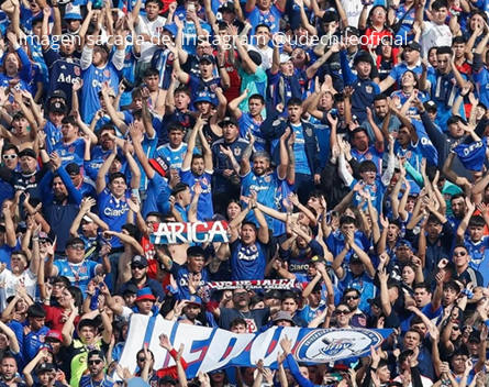 Hinchas azules: Universidad de Chile femenino